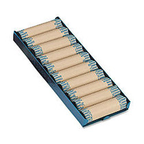 MMF Industries Aluminum Wrapped Coin Tray, Nickels, $20 Capacity, Blue