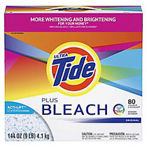 Tide; Powder Detergent With Bleach, Original Scent, 144 Oz.