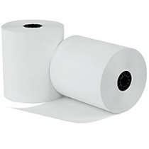 uAccept&trade; POS Thermal Paper, 3 1/8 inch; x 220', 1-Ply, White, Pack Of 12