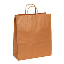 Office Wagon; Brand Kraft Heavy-Duty Paper Shopping Bags, 15 3/4 inch;H x 13 inch;W x 6 inch;D, Pack Of 250