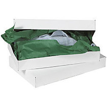 Partners Brand White Apparel Boxes 11 1/2 inch; x 8 1/2 inch; x 1 5/8 inch;, Case of 100