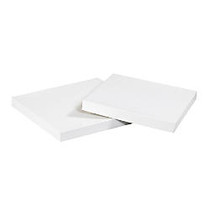 Partners Brand White Deluxe Gift Box Lids 4 inch; x 4 inch;, Case of 50