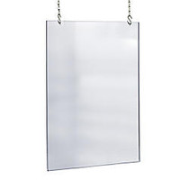 Azar Displays Acrylic Hanging Poster Frame, 36 inch; x 24 inch;, Clear