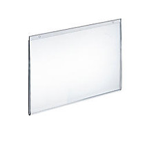 Azar Displays Wall-Mount U-Frame Acrylic Sign Holders, 11 inch; x 14 inch;, Clear, Pack Of 10