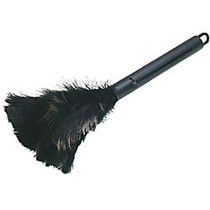 CMC Economy Pop Top Feather Duster, 10 inch; Handle, Black/Brown