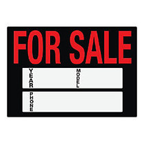 Cosco Static Cling  inch;Car Sale inch; Sign Kit