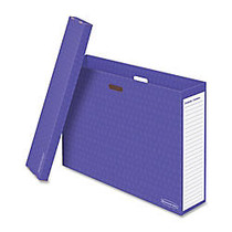 Bankers Box; 60% Recycled Charter Storage Box, 23 inch; x 32 4/5 inch; x 7 4/5 inch;, Purple
