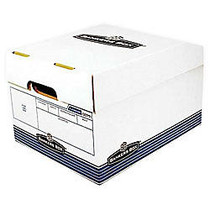 Bankers Box; R-Kive; O/S&trade; Storage Box, 15 inch; x 12 inch; x 10 inch;, 60% Recycled, White/Blue