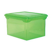 Office Wagon; Brand Colorful File Tote, 10 13/16 inch;H x 14 1/8 inch;W x 18 inch;D, Green