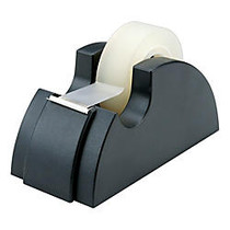 75% Recycled Tape Dispenser, 1 inch; Core, Black (AbilityOne 7520-00-240-2411)