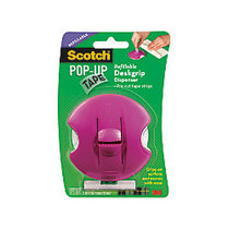 Scotch; Pop-Up Tape Deskgrip Dispensers With Tape, Assorted Colors (No Color Choice)