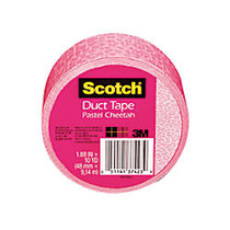 Scotch; Colored Duct Tape, 1 7/8 inch; x 10 Yd., Pastel Cheetah