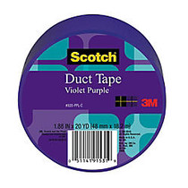Scotch; Colored Duct Tape, 1 7/8 inch; x 20 Yd., Purple