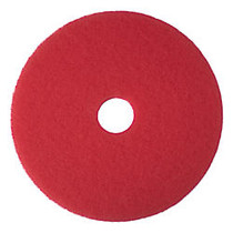 3M 16 inch; Buffer Pads, Red, Box Of 5