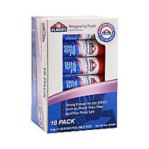 Elmer's; Disappearing Purple Office Glue Sticks, 0.21 Oz, Pack Of 18