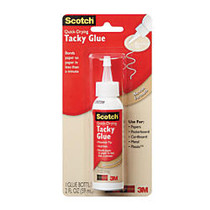 Scotch; Quick-Drying Tacky Glue, 4 Oz.