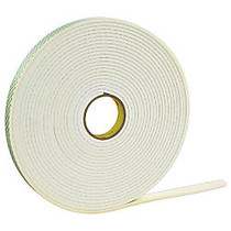 3M; 4462 Double Sided Foam Tape, 1 inch; x 36 Yd., 1/16 inch;, White, Case Of 9