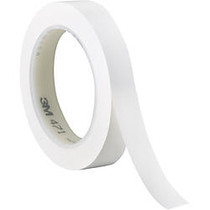 3M&trade; 471 Vinyl Tape, 3 inch; Core, 0.75 inch; x 36 Yd., White, Case Of 3