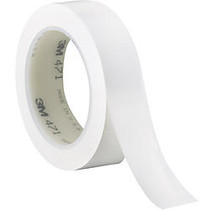 3M&trade; 471 Vinyl Tape, 3 inch; Core, 1 inch; x 36 Yd., White, Case Of 3