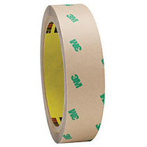 3M&trade; F9465PC Adhesive Transfer Tape Hand Rolls, 3 inch; Core, 1 inch; x 60 Yd., Clear, Case Of 2