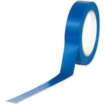 BOX Packaging Solid Vinyl Safety Tape, 3 inch; Core, 1 inch; x 36 Yd., Blue, Case Of 48