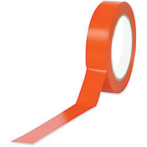 BOX Packaging Solid Vinyl Safety Tape, 3 inch; Core, 1 inch; x 36 Yd., Orange, Case Of 48