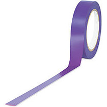 BOX Packaging Solid Vinyl Safety Tape, 3 inch; Core, 1 inch; x 36 Yd., Purple, Case Of 3