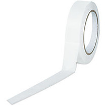 BOX Packaging Solid Vinyl Safety Tape, 3 inch; Core, 1 inch; x 36 Yd., White, Case Of 3