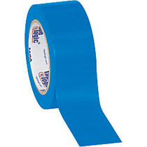 BOX Packaging Solid Vinyl Safety Tape, 3 inch; Core, 2 inch; x 36 Yd., Blue, Case Of 3