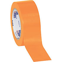 BOX Packaging Solid Vinyl Safety Tape, 3 inch; Core, 2 inch; x 36 Yd., Orange, Case Of 3