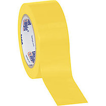 BOX Packaging Solid Vinyl Safety Tape, 3 inch; Core, 2 inch; x 36 Yd., Yellow, Case Of 3