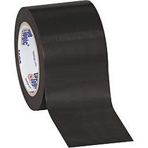 BOX Packaging Solid Vinyl Safety Tape, 3 inch; Core, 3 inch; x 36 Yd., Black, Case Of 3