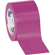 BOX Packaging Solid Vinyl Safety Tape, 3 inch; Core, 3 inch; x 36 Yd., Purple, Case Of 3