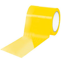 BOX Packaging Solid Vinyl Safety Tape, 3 inch; Core, 4 inch; x 36 Yd., Yellow, Case Of 3