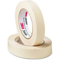 Highland Masking Tape - 1 inch; Width x 60 yd Length - 3 inch; Core - Rubber Backing - 9 Roll - Tan