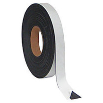 MasterVision&trade; Magnetic Adhesive Tape, 1/2 inch; x 50', Black