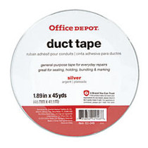 Office Wagon; Brand Duct Tape, 1.89 inch; x 45 Yd., Silver