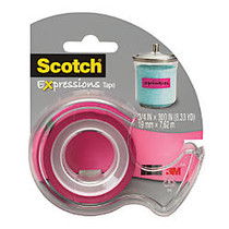 Scotch; Expressions Tape, 3/4 inch; x 300 inch;, Pink