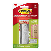 3M&trade; Command&trade; Damage-Free Picture Hanging Sticky Sawtooth Nail, 5/8 inch; x 1 3/8 inch;, White