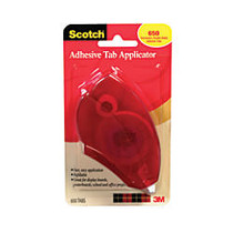 Scotch; Photo Splits Adhesive Tab Applicator, 0.33 inch; x 10.9', Applicator Of 650 Tabs