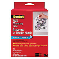 Scotch; Wall Mounting Tabs, 1/2 inch; x 3/4 inch;, Pack Of 480