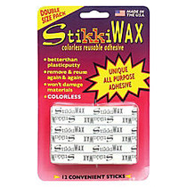 Stikkiworks Co. StikkiWAX; Adhesive, 6.69 Oz, 12 Sticks Per Pack, Set Of 6 Packs