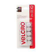 VELCRO; Brand STICKY BACK; Fasteners, Coins, 5/8 inch;, White, Pack Of 15