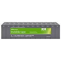 Office Wagon; Brand Invisible Boxed Tape, 3/4 inch; x 36 Yd., Pack Of 12