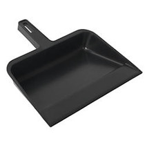 Continental Industrial Dust Pan, 12 1/4 inch;, Black, Pack Of 12