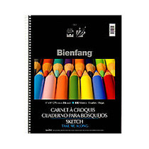 Bienfang Take Me Along Sketch Pads, 11 inch; x 14 inch;, 100 Sheets Per Pad, Pack Of 2 Pads