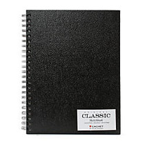 Cachet Classic Wirebound Edition Sketch Book, 9 inch; x 12 inch;, 75 Sheets, Black