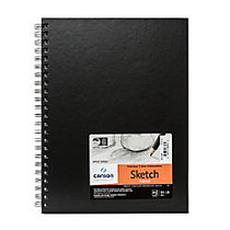 Canson Field Sketch Book, 9 inch; x 12 inch;, 80 Sheets, Black