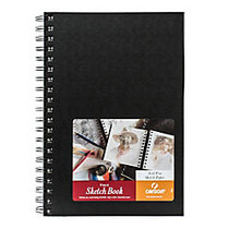 Canson Field Sketch Books, 7 inch; x 10 inch;, 80 Sheets, Black, Pack Of 2