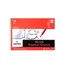 Canson Foundation Sketch Pads, 18 inch; x 24 inch;, 50 Sheets, Pack Of 2